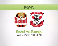 Pronóstico Seoul Sangju (02 mayo 2026)