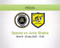 Pronóstico Spezia Juve Stabia (20 septiembre 2025)