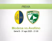 Pronóstico Modena Avellino (31 agosto 2025)