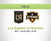 Pronóstico Los Angeles Houston Dynamo (28 octubre 2020)