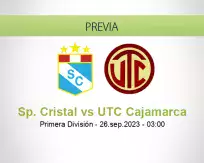 Sp. Cristal vs UTC Cajamarca