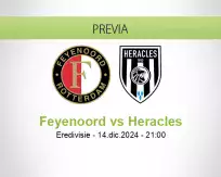 Pronóstico Feyenoord Heracles (14 diciembre 2024)