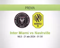 Pronóstico Inter Miami Nashville (20 abril 2024)