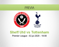Pronóstico Sheffield United Tottenham Hotspur (02 julio 2020)