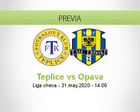 Pronóstico Teplice Opava (31 mayo 2020)