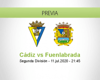 Pronóstico Cádiz Fuenlabrada (11 julio 2020)