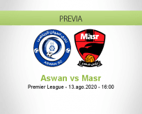 Pronóstico Aswan FC Masr (13 agosto 2020)