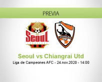 Pronóstico Seoul Chiangrai Utd (24 noviembre 2020)