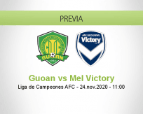 Pronóstico Guoan Mel Victory (24 noviembre 2020)