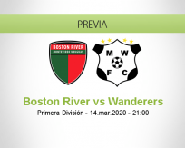 Pronóstico Boston River Wanderers (09 agosto 2020)