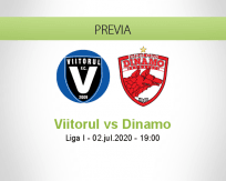 Pronóstico Viitorul Dinamo Bucureşti (02 julio 2020)