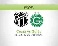 Pronóstico Ceará Goiás (27 septiembre 2020)