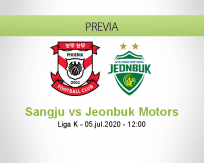Pronóstico Sangju Sangmu Jeonbuk Motors (05 julio 2020)