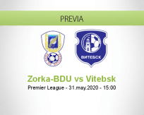Pronóstico Zorka-BDU Vitebsk (31 mayo 2020)