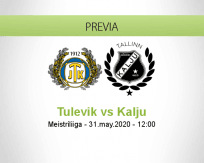 Pronóstico Tulevik Nõmme Kalju (31 mayo 2020)