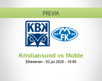 Pronóstico Kristiansund BK Molde FK (02 julio 2020)