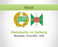 Pronóstico Hammarby Varberg (02 julio 2020)