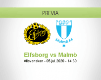 Pronóstico Elfsborg Malmö (05 julio 2020)