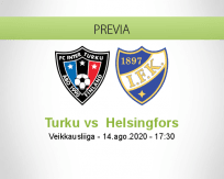 Pronóstico Inter Turku HIFK (14 agosto 2020)