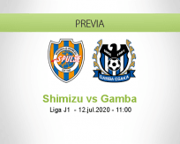 Pronóstico Shimizu S-Pulse Gamba Osaka (12 julio 2020)