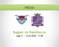 Pronóstico Sagan Tosu Sanfrecce Hiroshima (12 julio 2020)