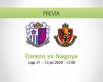 Pronóstico Cerezo Osaka Nagoya Grampus (12 julio 2020)