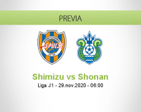 Pronóstico Shimizu Shonan (28 noviembre 2020)