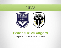 Pronóstico Bordeaux Angers (24 enero 2021)