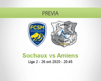 Pronóstico Sochaux Amiens SC (26 octubre 2020)
