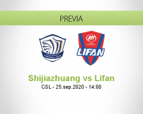Pronóstico Shijiazhuang Ever Bright Chongqing Dangdai Lifan (25 septiembre 2020)