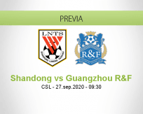 Pronóstico Shandong Luneng Guangzhou R&F (27 septiembre 2020)