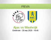 Ajax vs RKC Waalwijk