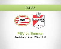 PSV vs Emmen