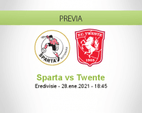 Pronóstico Sparta Twente (28 enero 2021)