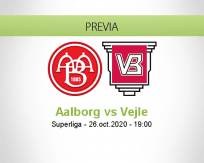 Pronóstico AaB Vejle (26 octubre 2020)