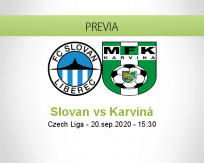Pronóstico Slovan Liberec Karviná (20 septiembre 2020)
