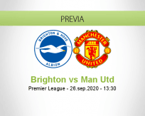 Brighton & Hove Albion vs Manchester United