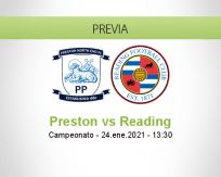 Pronóstico Preston Reading (24 enero 2021)
