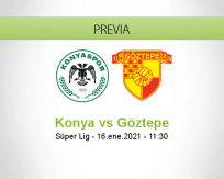 Pronóstico Konya Göztepe (16 enero 2021)