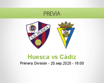 Pronóstico Huesca Cádiz (20 septiembre 2020)