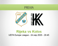 Pronóstico Rijeka Kolos Kovalivka (24 septiembre 2020)