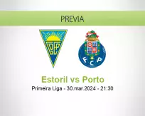 Pronóstico Estoril Porto (30 marzo 2024)