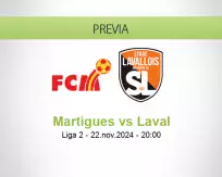 Pronóstico Martigues Laval (22 noviembre 2024)