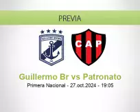 Pronóstico Guillermo Br Patronato (27 octubre 2024)