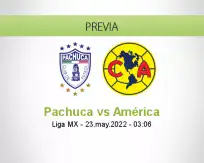 Pronóstico Pachuca América (22 mayo 2022)