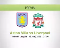 Aston Villa vs Liverpool
