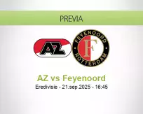 Pronóstico AZ Feyenoord (21 septiembre 2025)