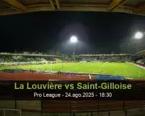 Pronóstico La Louvière Saint-Gilloise (24 agosto 2025)