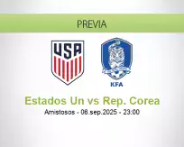 Pronóstico Estados Un Rep. Corea (06 septiembre 2025)