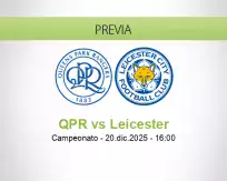 Pronóstico QPR Leicester (20 diciembre 2025)